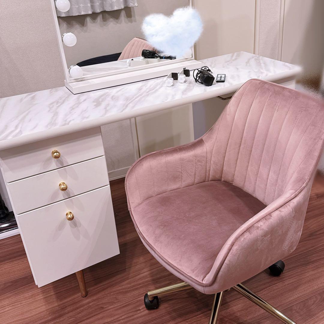 【Francfranc】エルドラド デスクチェア ピンク