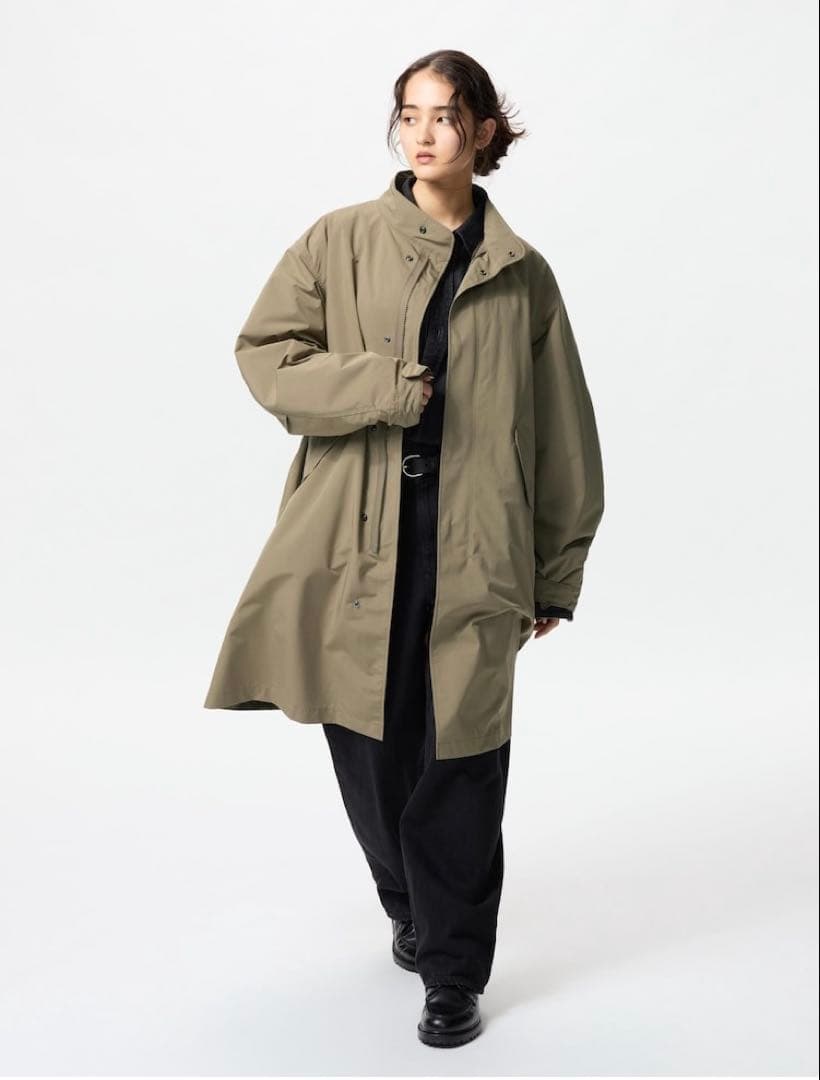 UNIQLO / ユニクロ ウィンドプルーフ2WAYコート ブラウン S