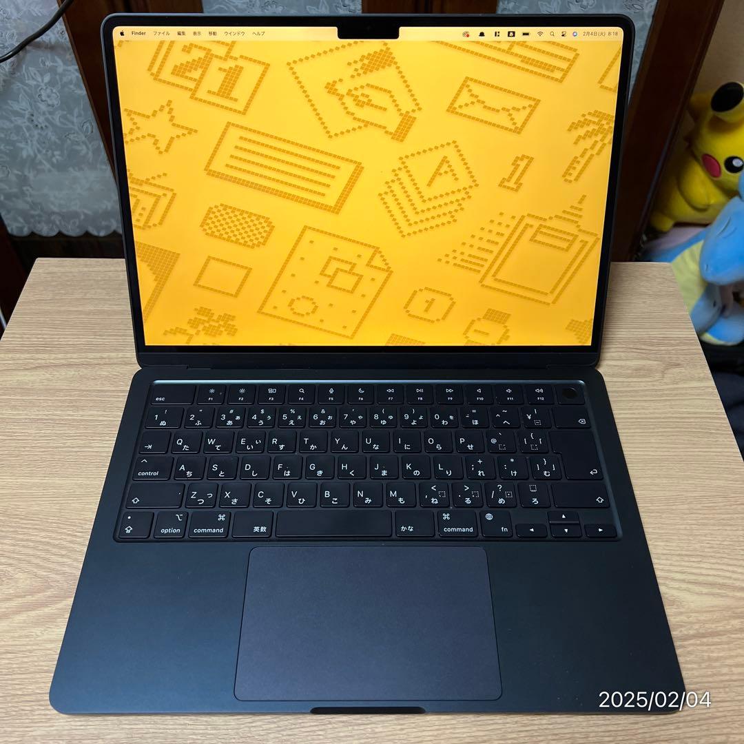 【M2】MacBook Air 2022 16GB 256GB ミッドナイト