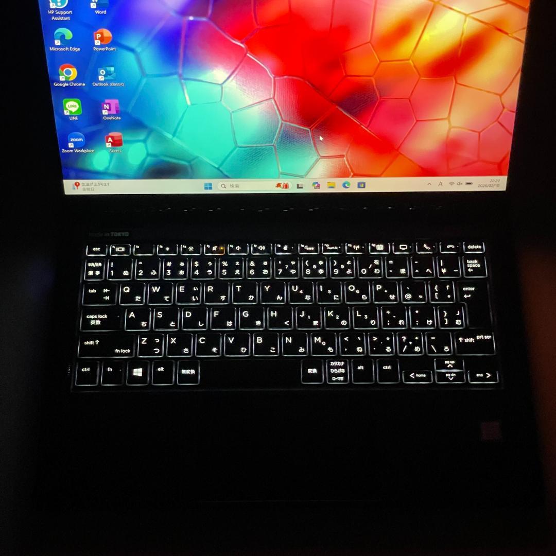 ★美品★HP Dragonfly 第8世代 ノートPC office2024