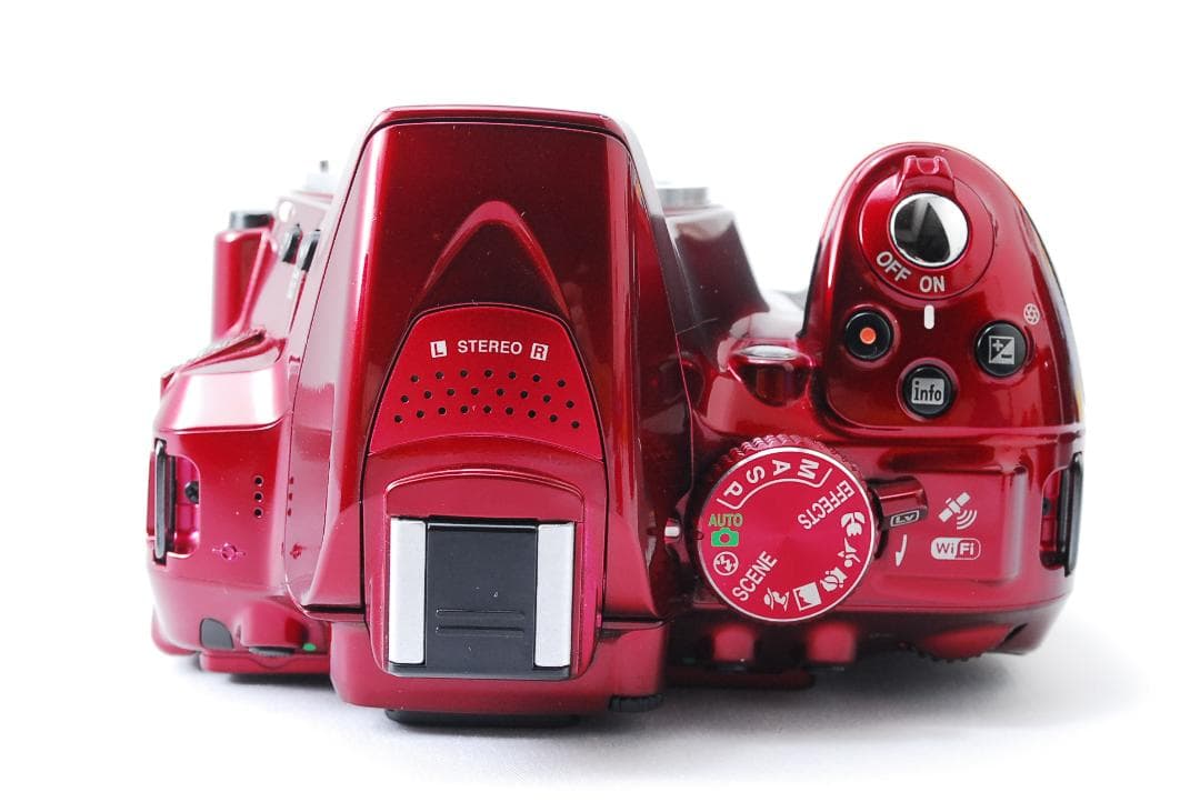 美品❤希少なレッド❤Nikon D5300 Wi-Fi機 スマホ転送