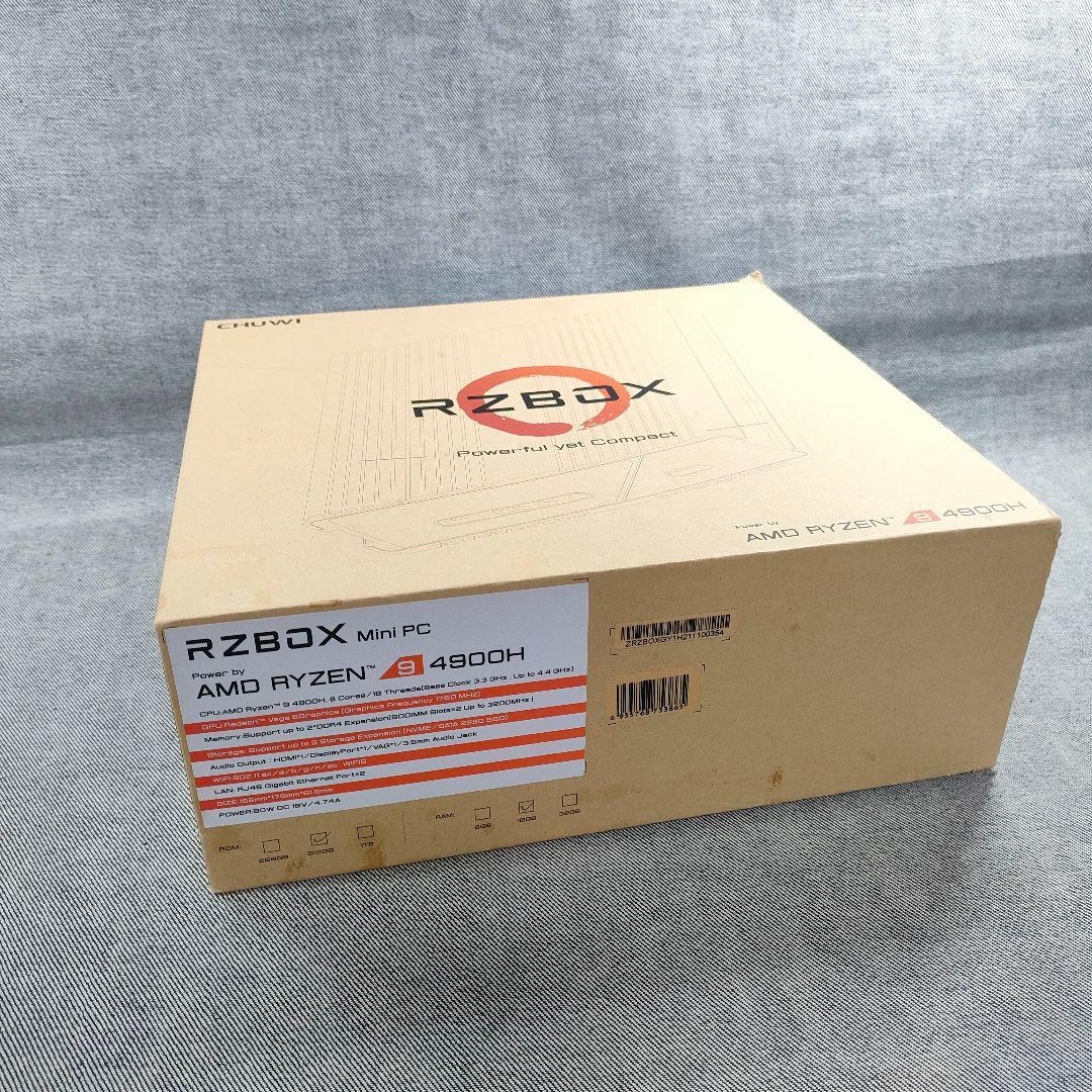 CHUWI RZBOX Ryzen9 4900H /16GB 512G小型PC