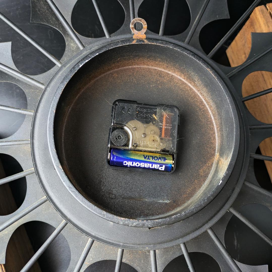 Welby メタルサンバースト ビンテージ掛時計 50s60s頃62cm MCM