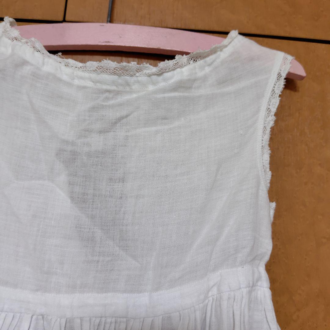 ベビードレス　刺繍　アンティーク　インナー付き　値下げ