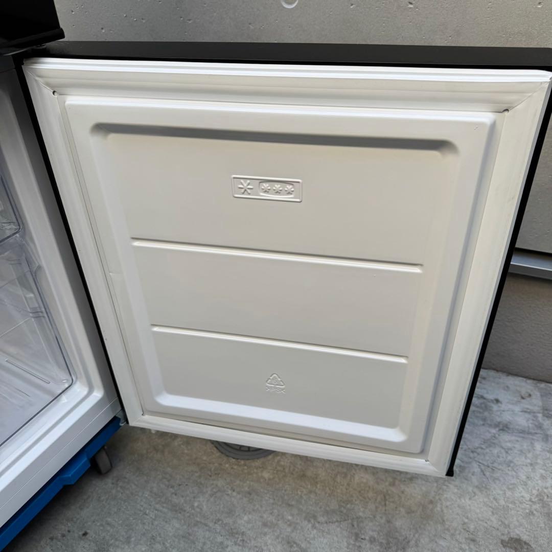 170⭐️2024年製美品セット★ニトリ冷蔵庫　ハイアール洗濯機　ブラック　黒