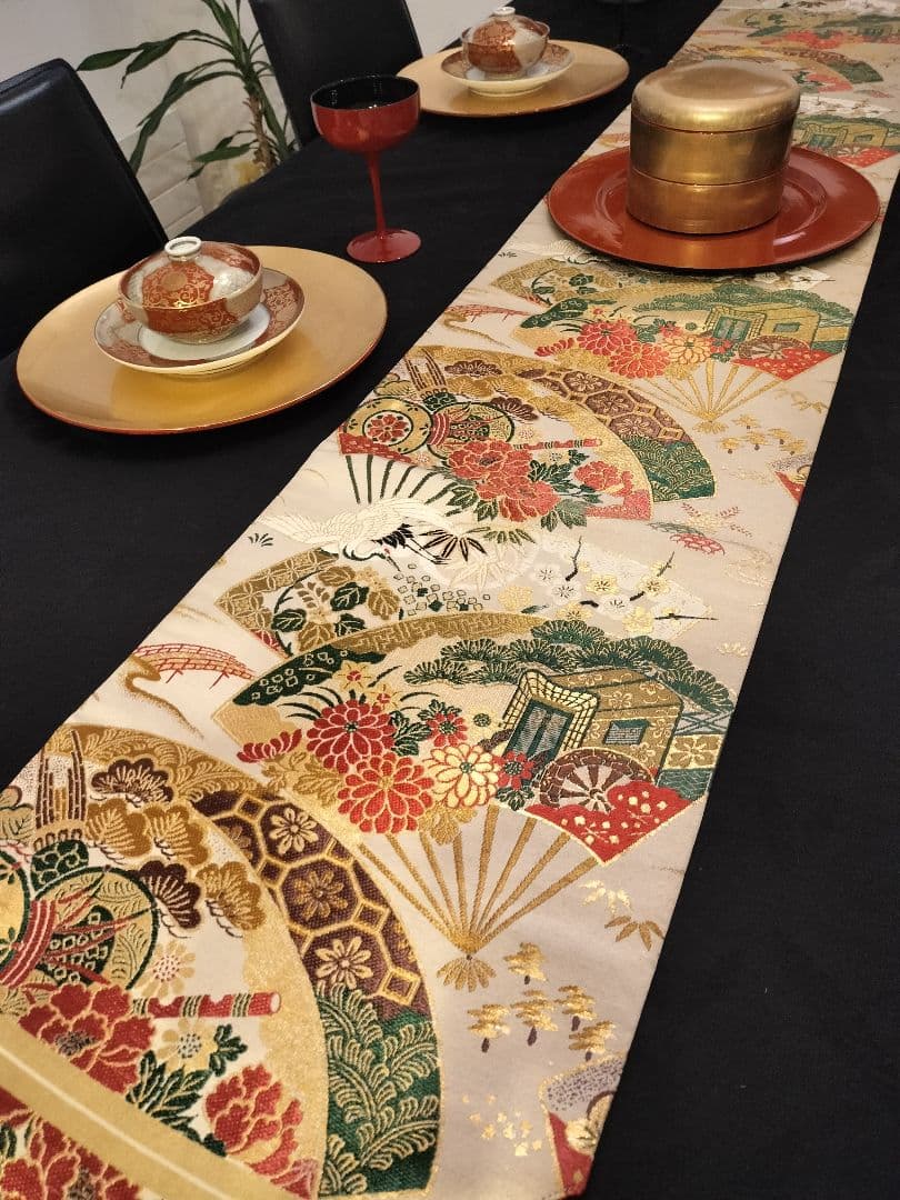 A932高級‼️ひな祭り‼️花嫁衣装帯‼️1ｍ95cm
