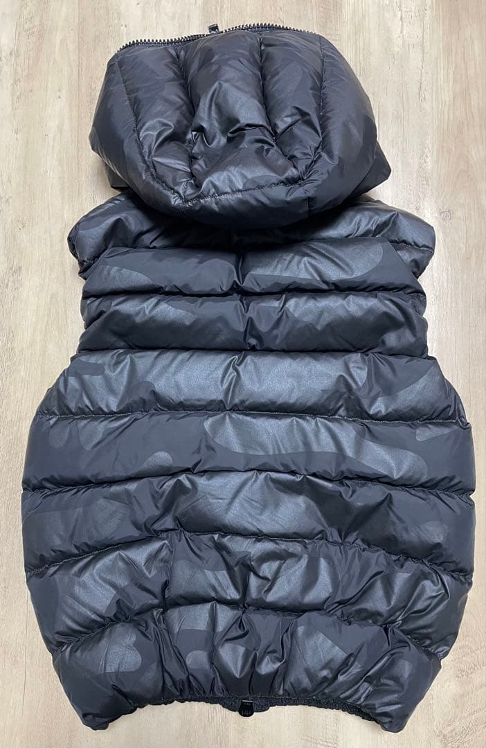 ハイドロゲンxデュベティカ迷彩　ダウンベスト　ブラック　46 カモフラージュ