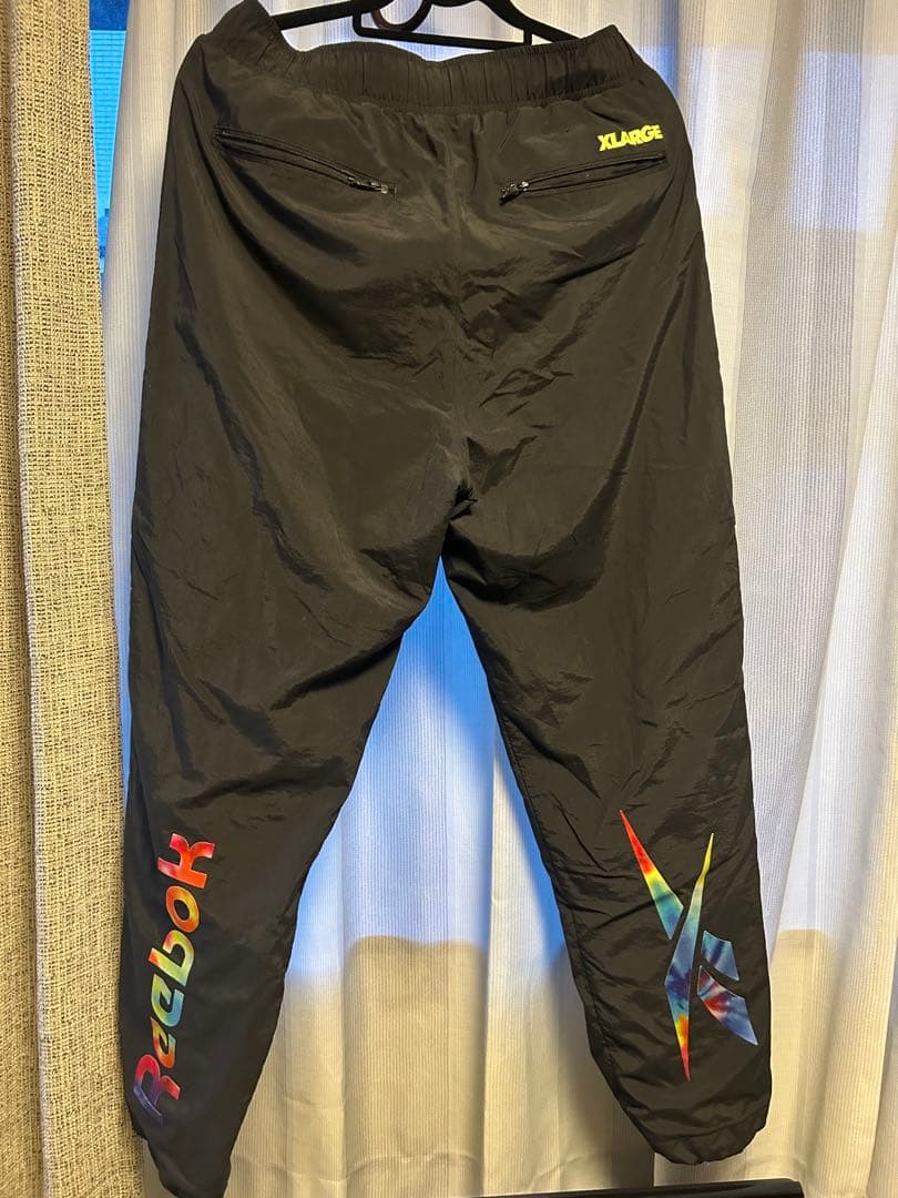 ナイロンセットアップ　XLARGE×Reebok コラボ