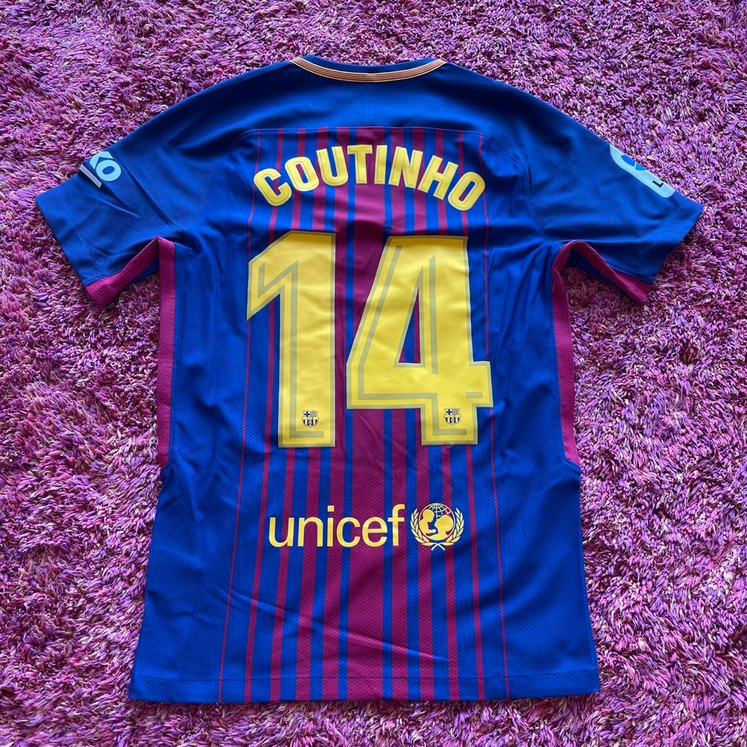 サッカー　バルセロナ　コウチーニョ　オーセンティック　ユニフォーム　未使用品