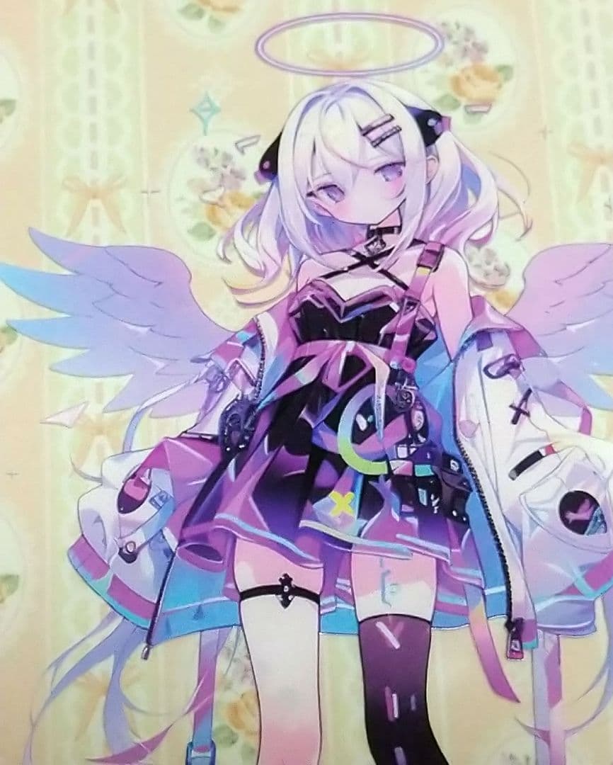 廃盤品✩J672＃羽翼彩虹(PET)y2k切り売り海外人物女の子AIマステ