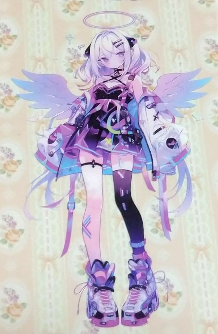 廃盤品✩J672＃羽翼彩虹(PET)y2k切り売り海外人物女の子AIマステ