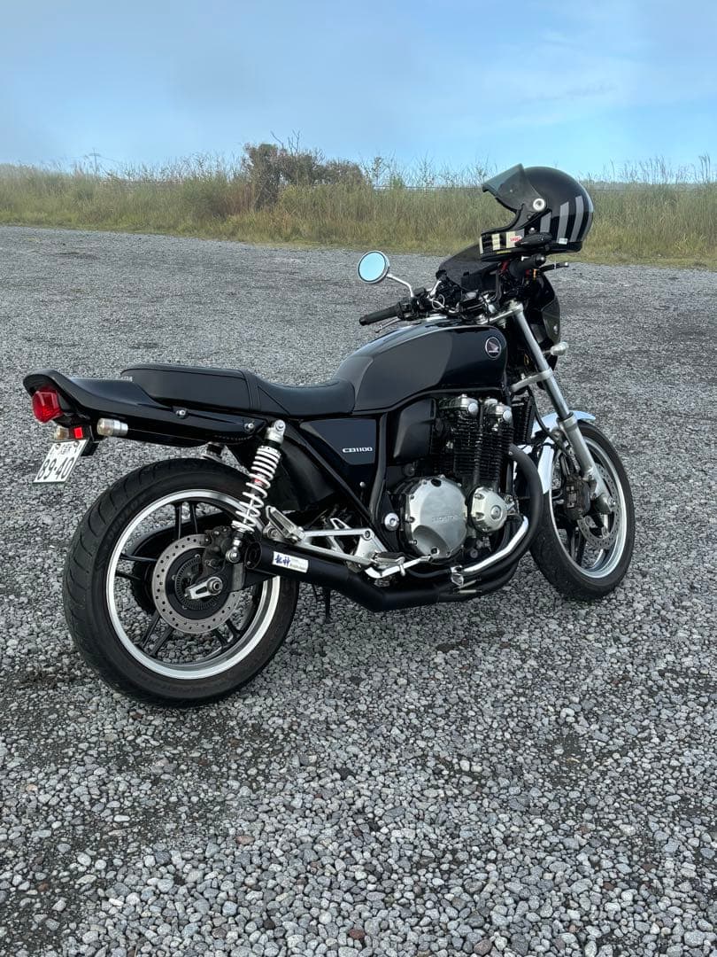 バイク cb1100 sc65 龍神マフラーオリジナル手曲げショート菅
