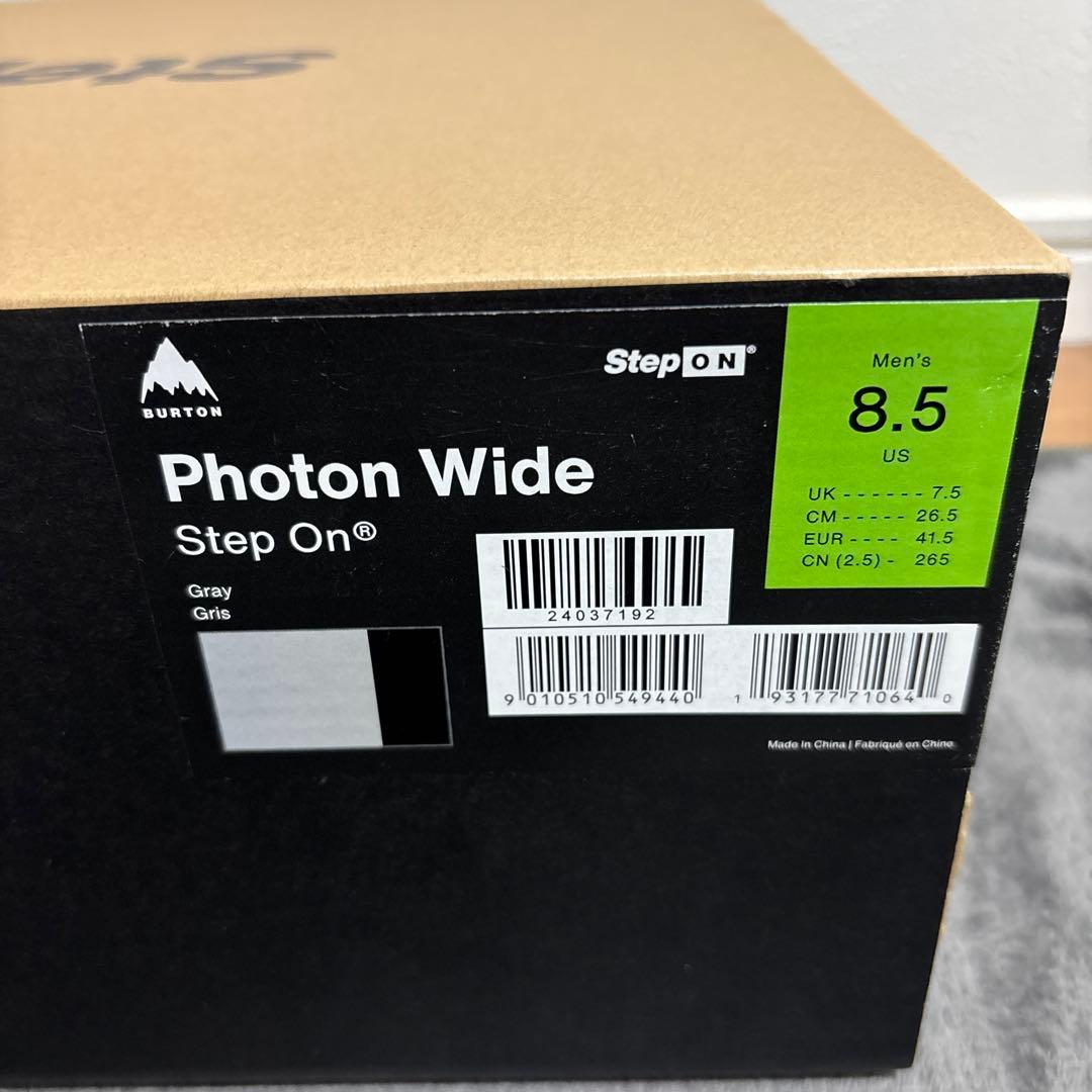 PHOTON WIDE ボードブーツ バートン　ステップオン　メンズ　26.5