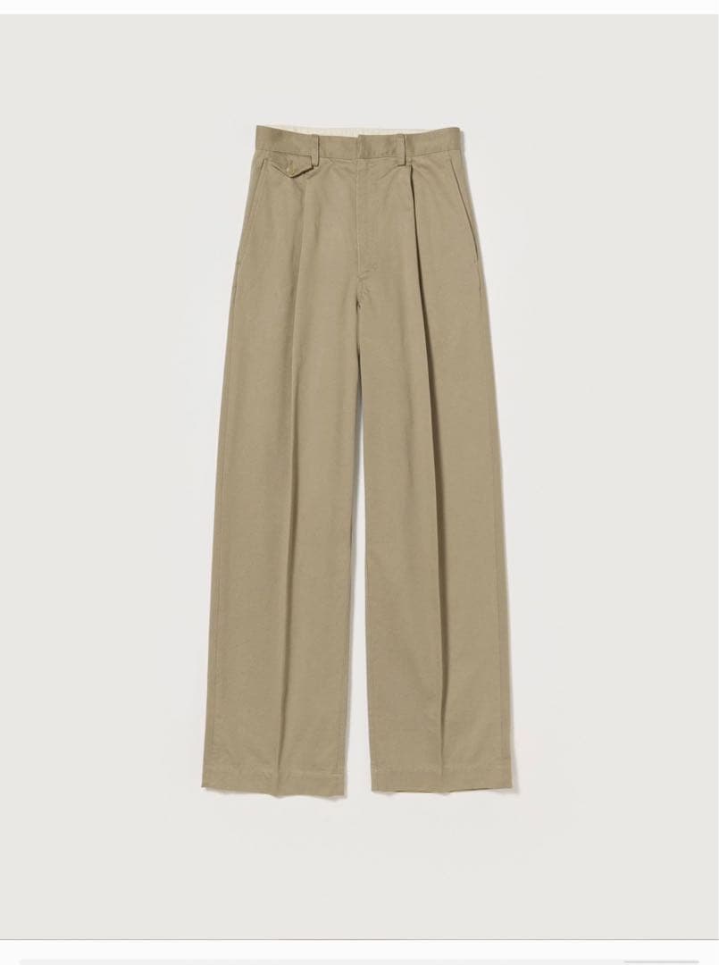 ‼️ててて、AURALEE 25SS チノワンタックパンツ