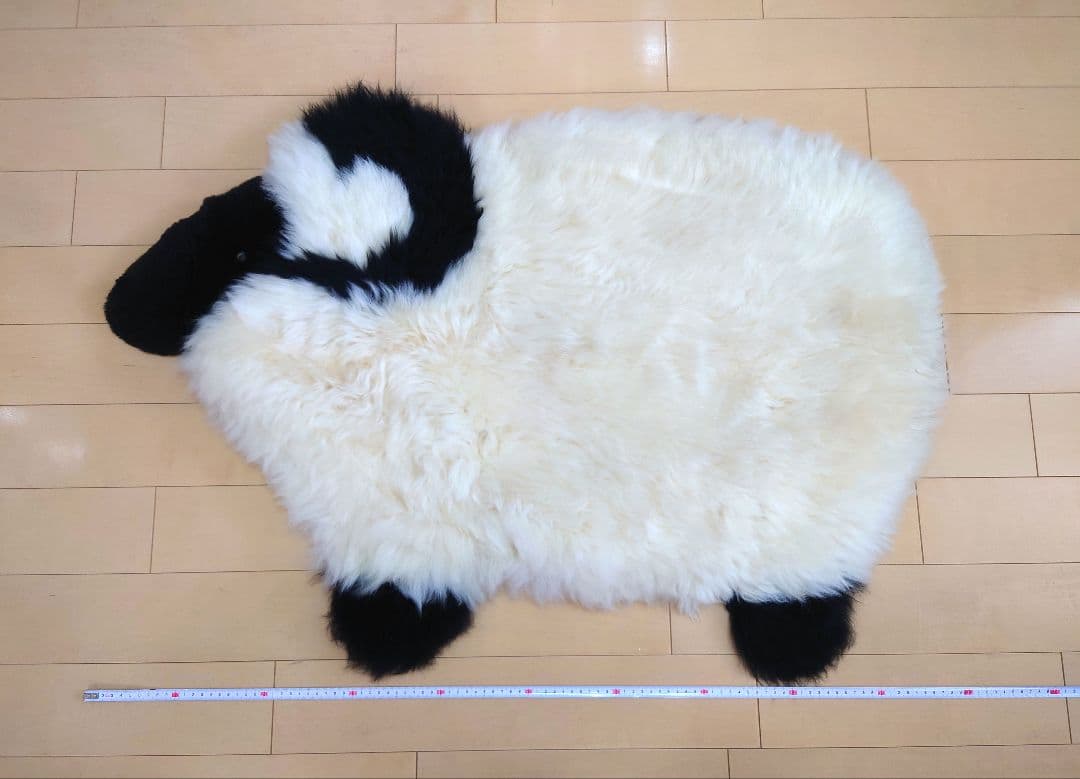 【オーストラリア製 羊のムートン ラグマット 3セット】