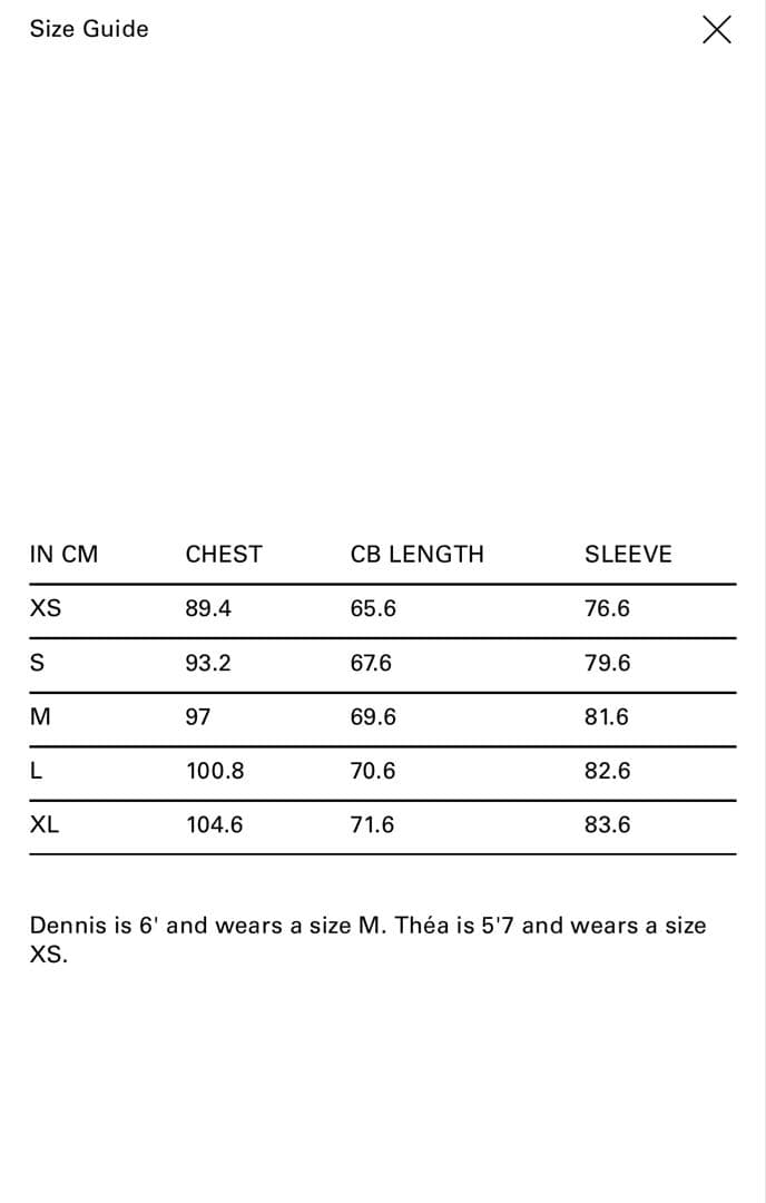 oasis リアム着用 YMC Bonehead Jacket Black L