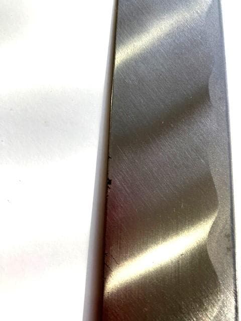 柳刃包丁　刺身包丁　青鋼　炭火鍛造　多重層雲浮　本刃付　300mm