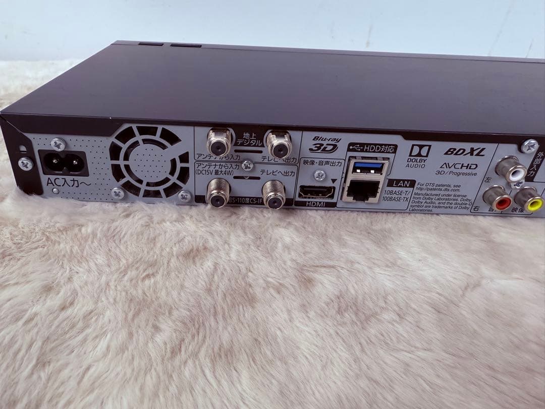 すぐに視聴可能！Panasonic DMR-BRW1020 ブルーレイレコーダー