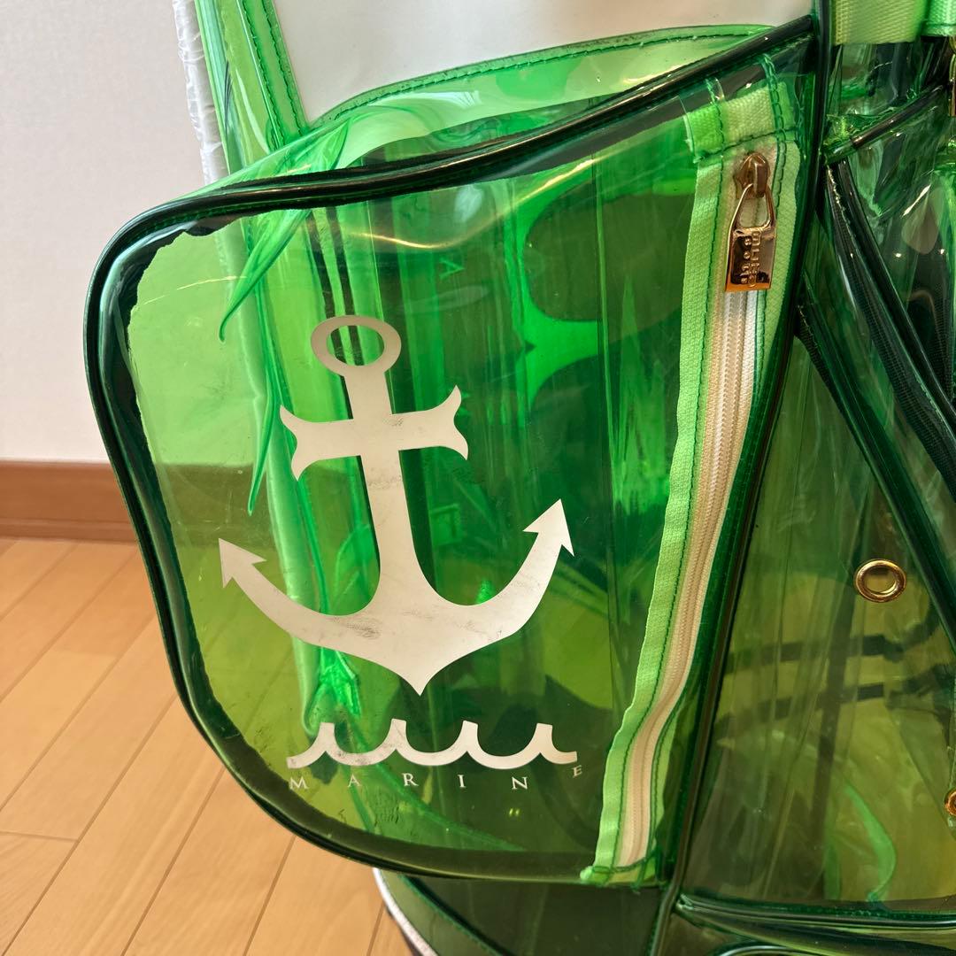 muta キャディバッグ 透明・緑