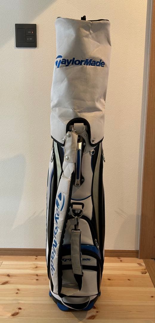 TaylorMade キャディバッグ ホワイト・ブルー・ブラック テーラーメイド