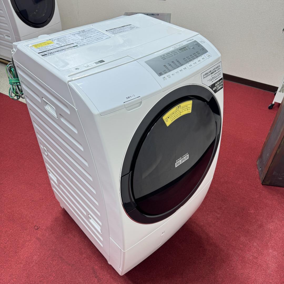 東京23区送料無料　美品日立ドラム洗濯乾燥機型　2020年製　10/6㎏