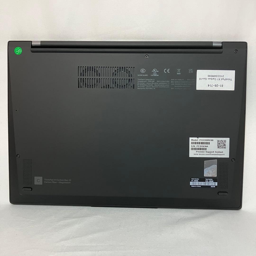 美品 X1 Gen10 第12世代 i5 8GB 256G WUXGA オフィス