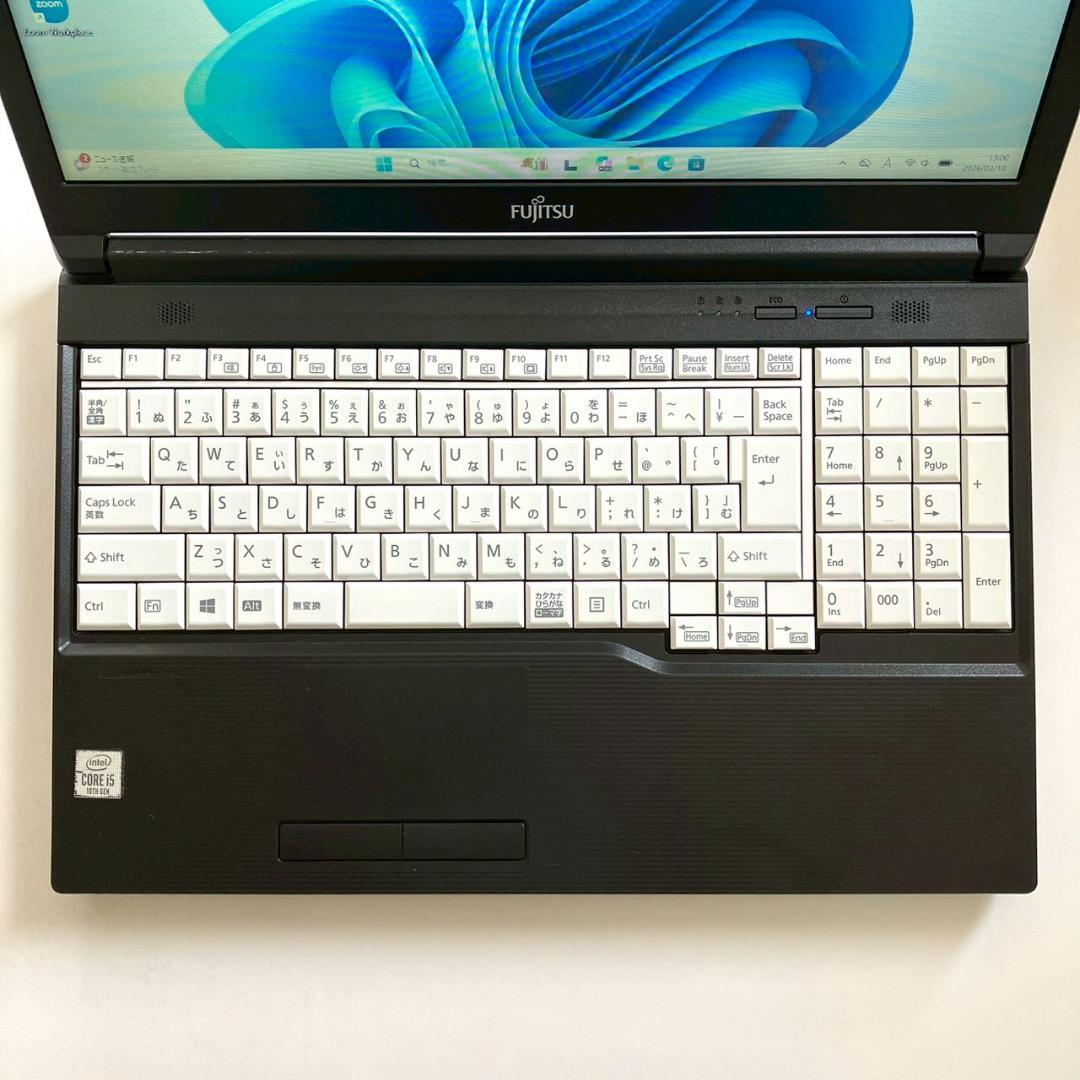 ★おすすめスペック★ テンキー付き 第10世代i5 ドライブ付き 富士通 493