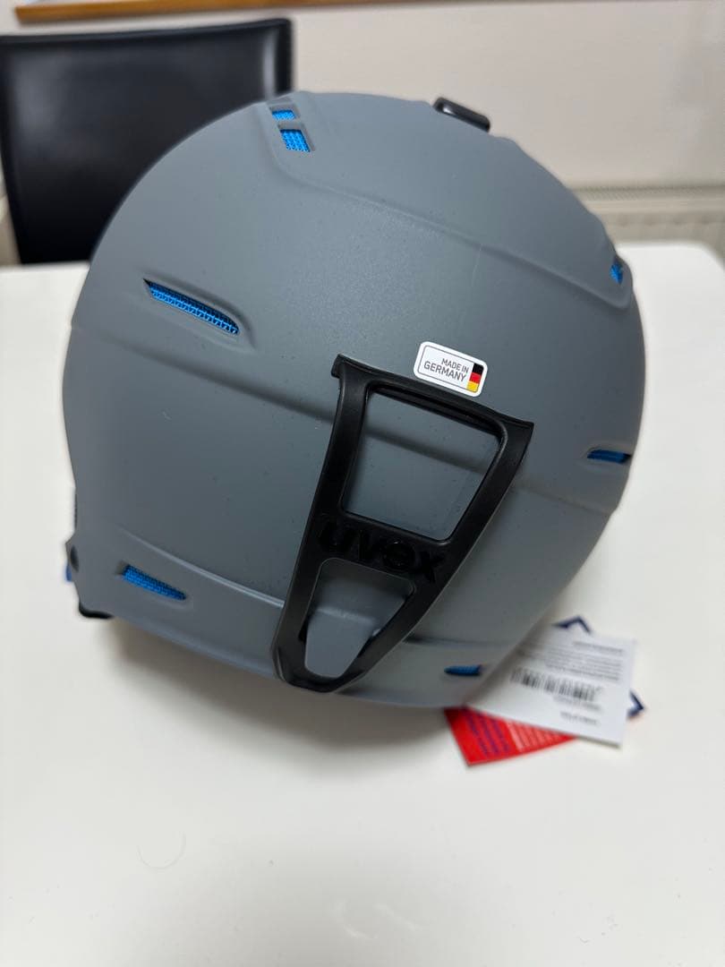 uvex グレー ヘルメット 55-59cm新品未使用品タグ付き袋付き