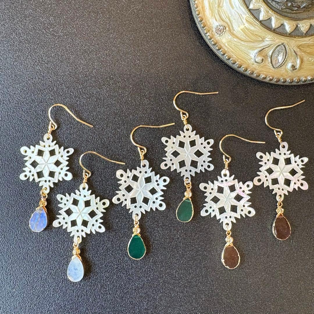 のんたん様✴︎winterイベントMOPカービング(1)❅雪の結晶＆モッカイト他