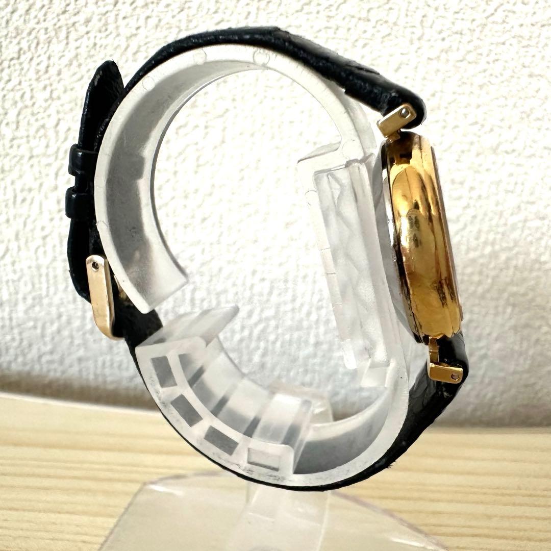 OMEGA時計 デビル deville ゴールド文字盤 プッシュ式 高級