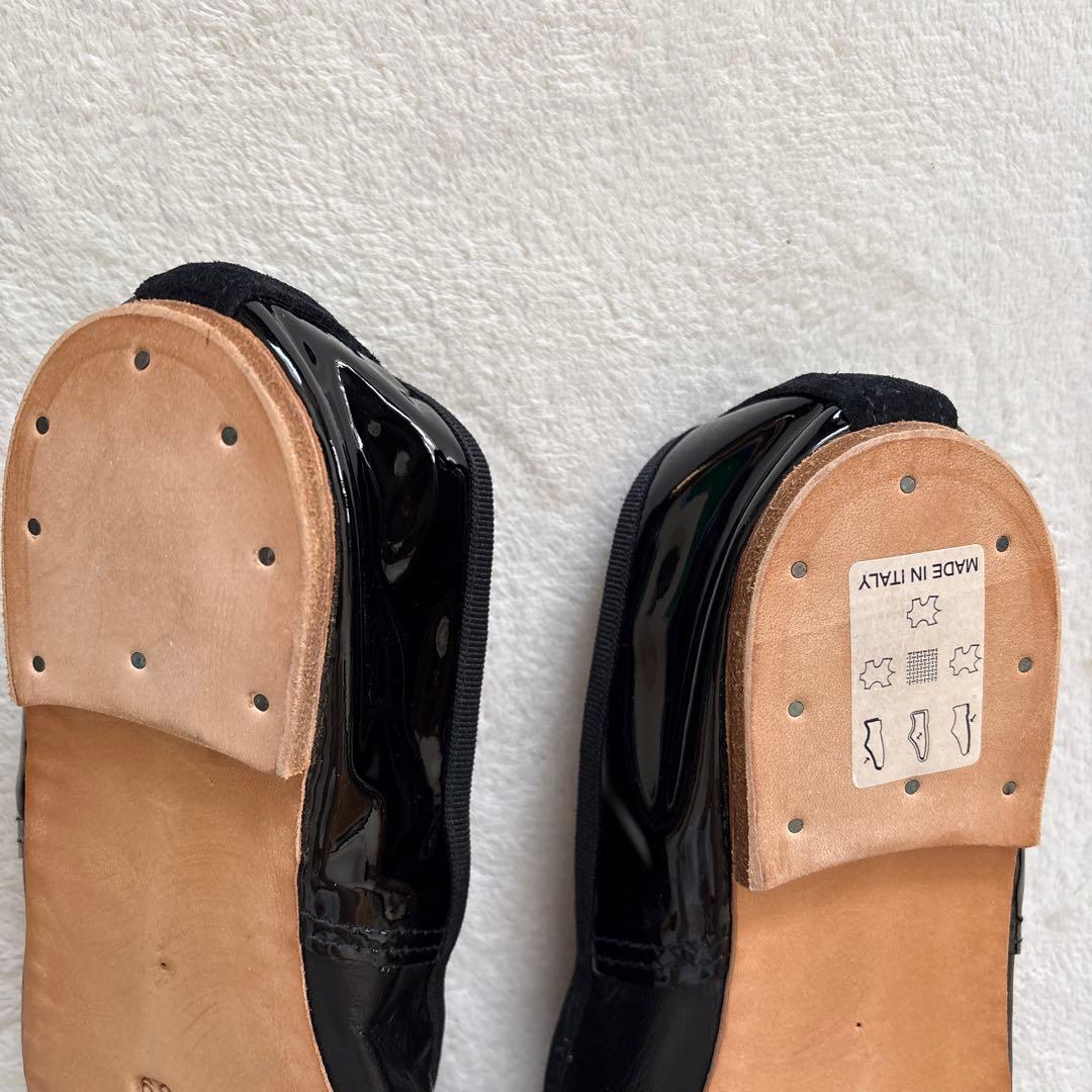 未使用級✨A.P.C. ポルセリブラック バレエシューズ　黒　ブラック　39