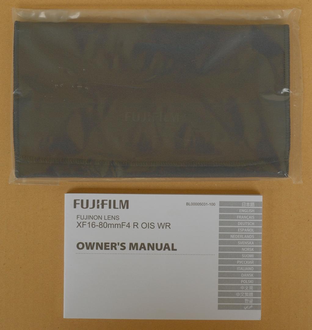 FujiFilm XF16-80mmF4 R OIS WR 保護フィルター付
