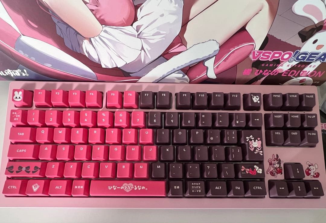 橘ひなの ぶいすぽっ！ ゲーミングキーボード ひなーの