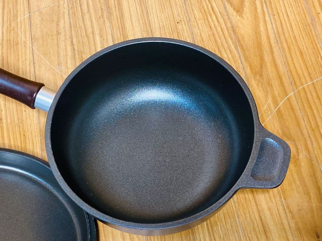 味わい鍋片手20cm M.Shimazaki 黒 新品