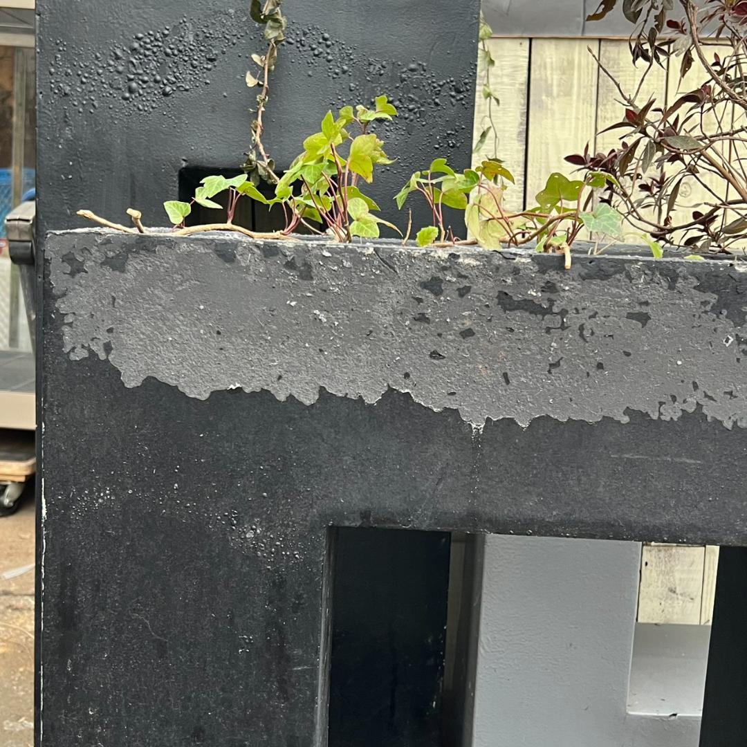 i＊特価 セール【 2個セット 】 ガーデンインテリア 大・小セット ブラック