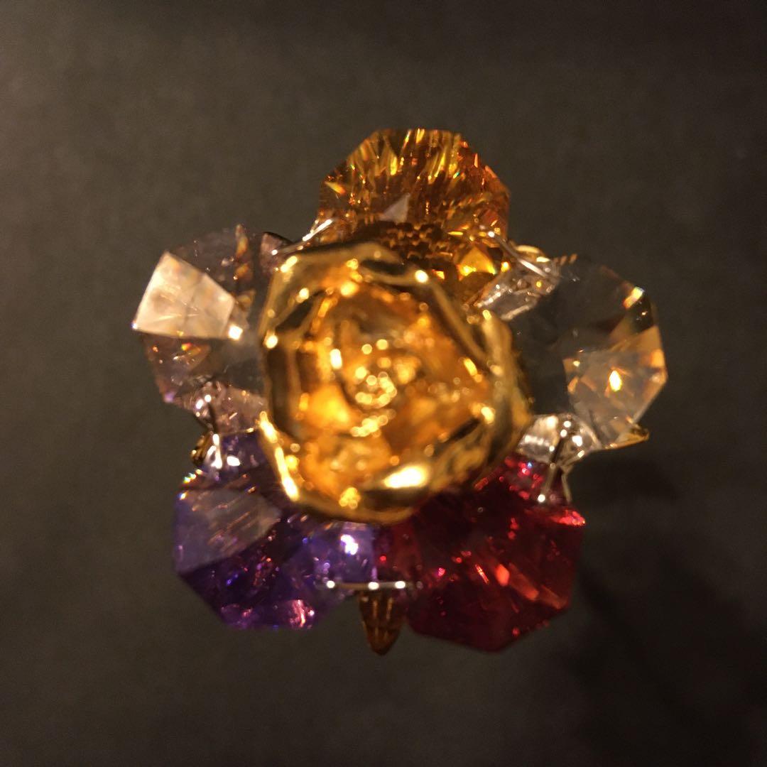 CRYSTALTEMPTATIONS クリスタルフラワー　置物