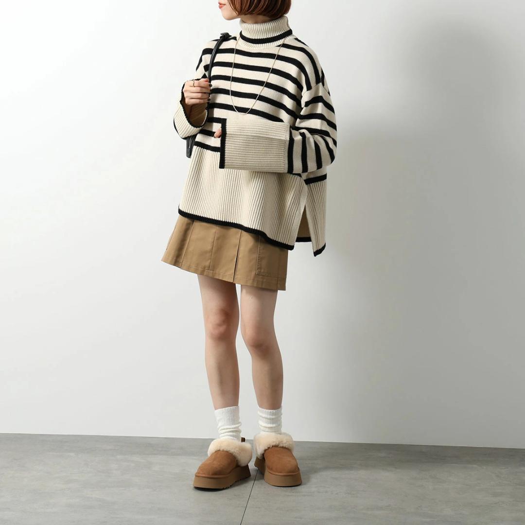 新品 UGG ブラウン ムートンブーツ 厚底 24cm