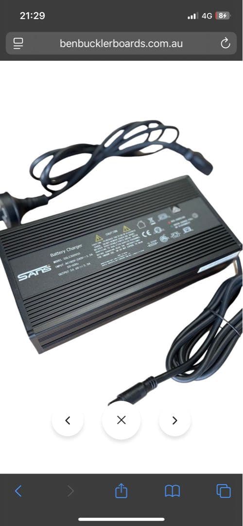 【新品未使用】Super73 純正対応 高速充電器