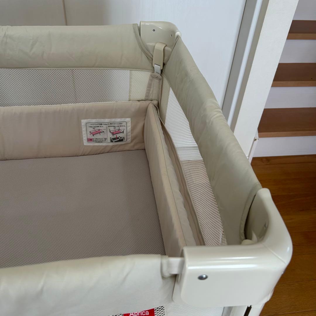 【完品・美品】Aprica ココネル エアー ベビーベッド 折りたたみ