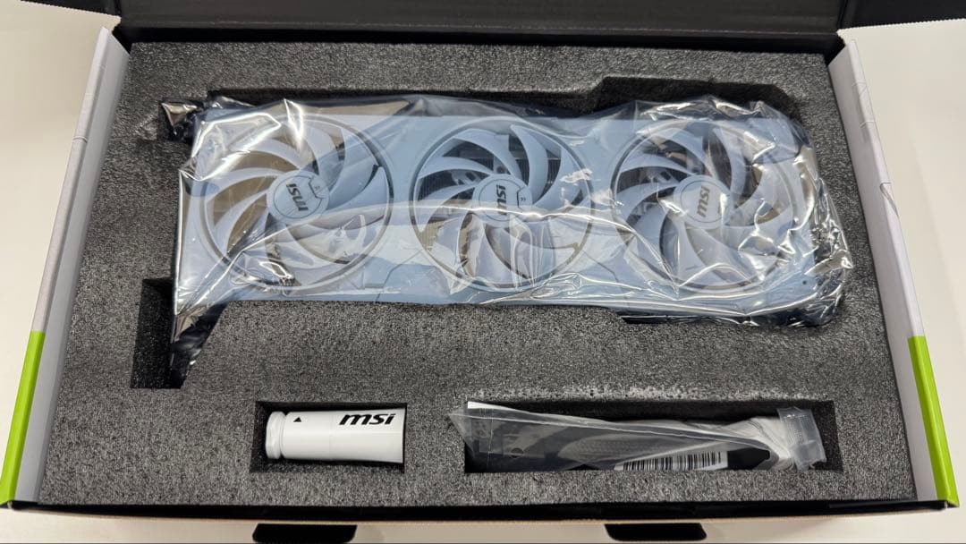 GeForce RTX5080 MSI VENTUS 3X 白色 中古 保証書無