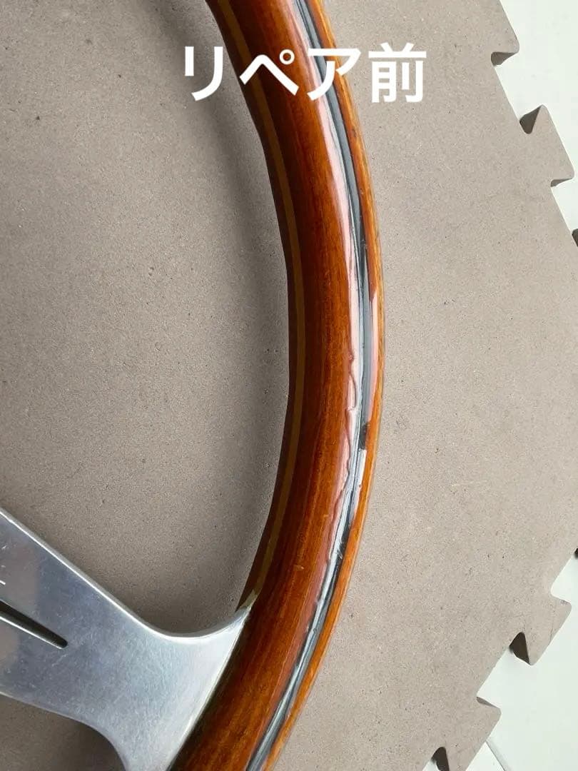 当時物正規品 【大径 希少】φ39 ナルディクラシックウッドステアリング