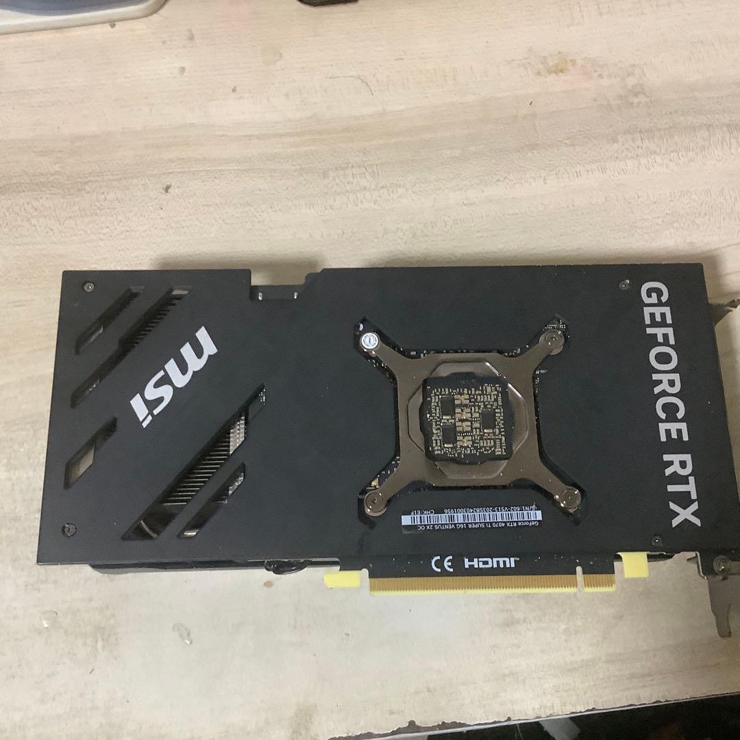 MSI Ventus 2x RTX 4070 ti Super 美品