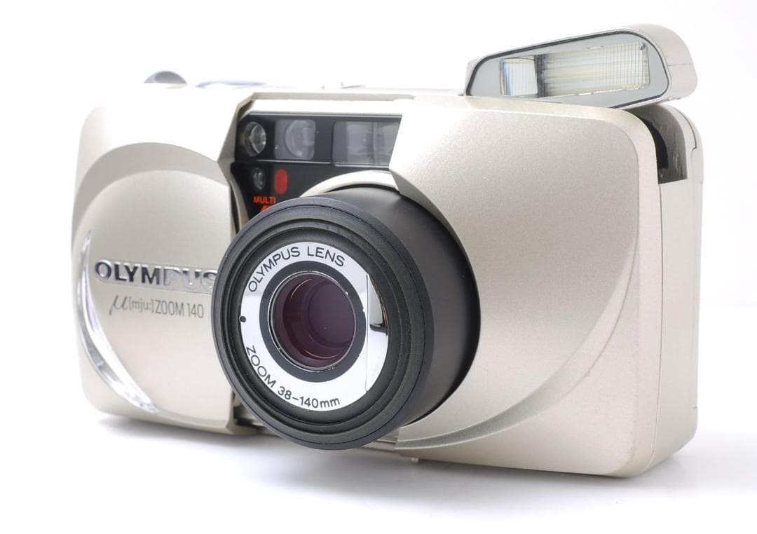 【動作品】OLYMPUS μ ZOOM 140 コンパクトフィルムカメラ