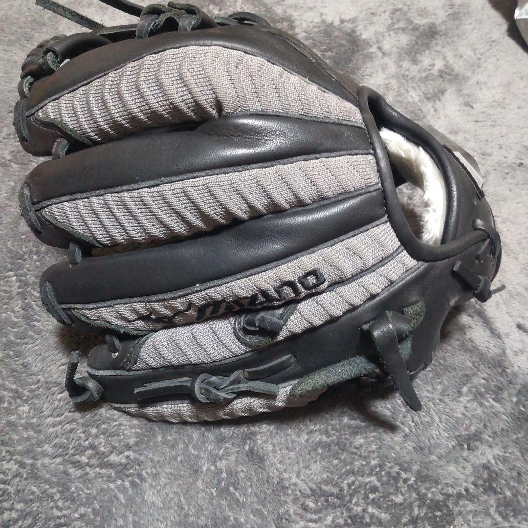 ✨️Mizuno 一般軟式グローブ 黒/グレーNB TECH KNIT