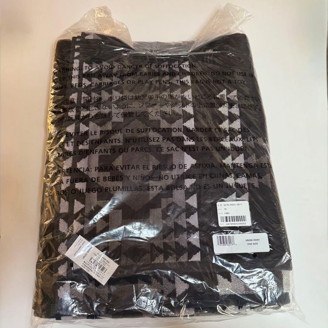 ペンドルトン ジャガードバスタオルオーバーサイズ チーフジョセフブラック