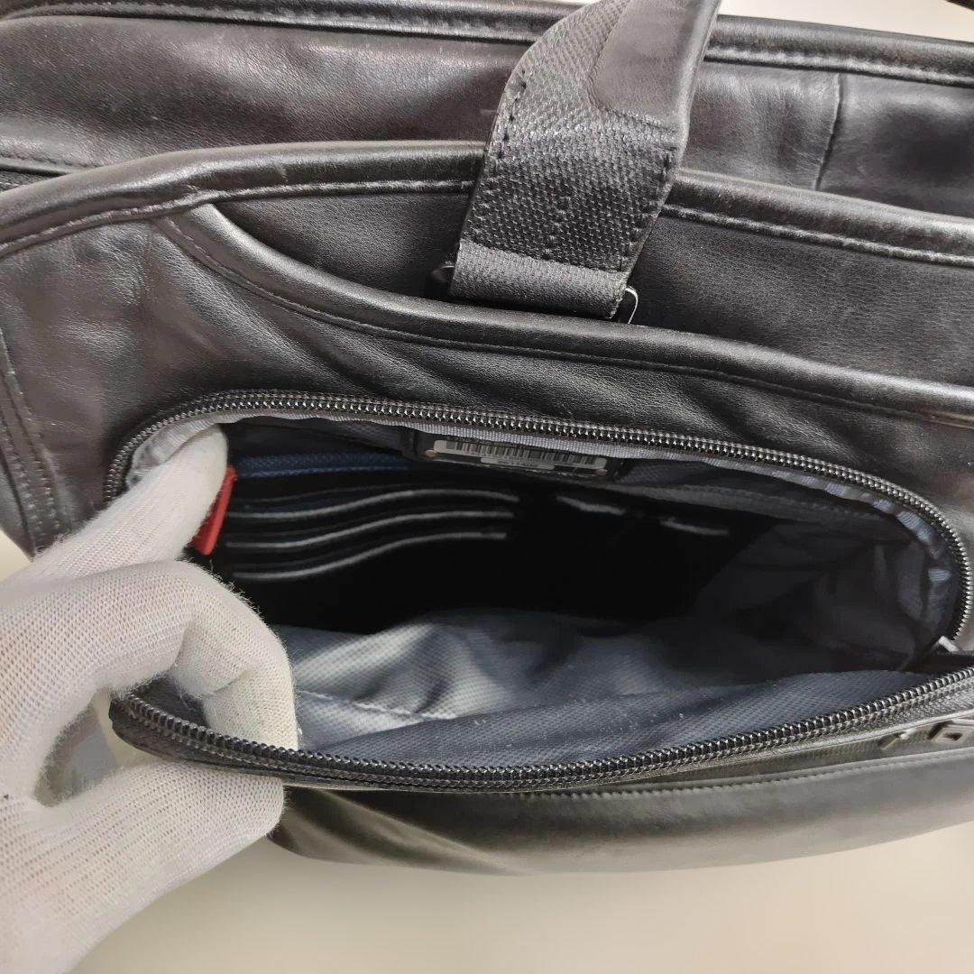 美品⭐️TUMI ビジネスバッグ ブリーフケースオールレザー ブラック2way