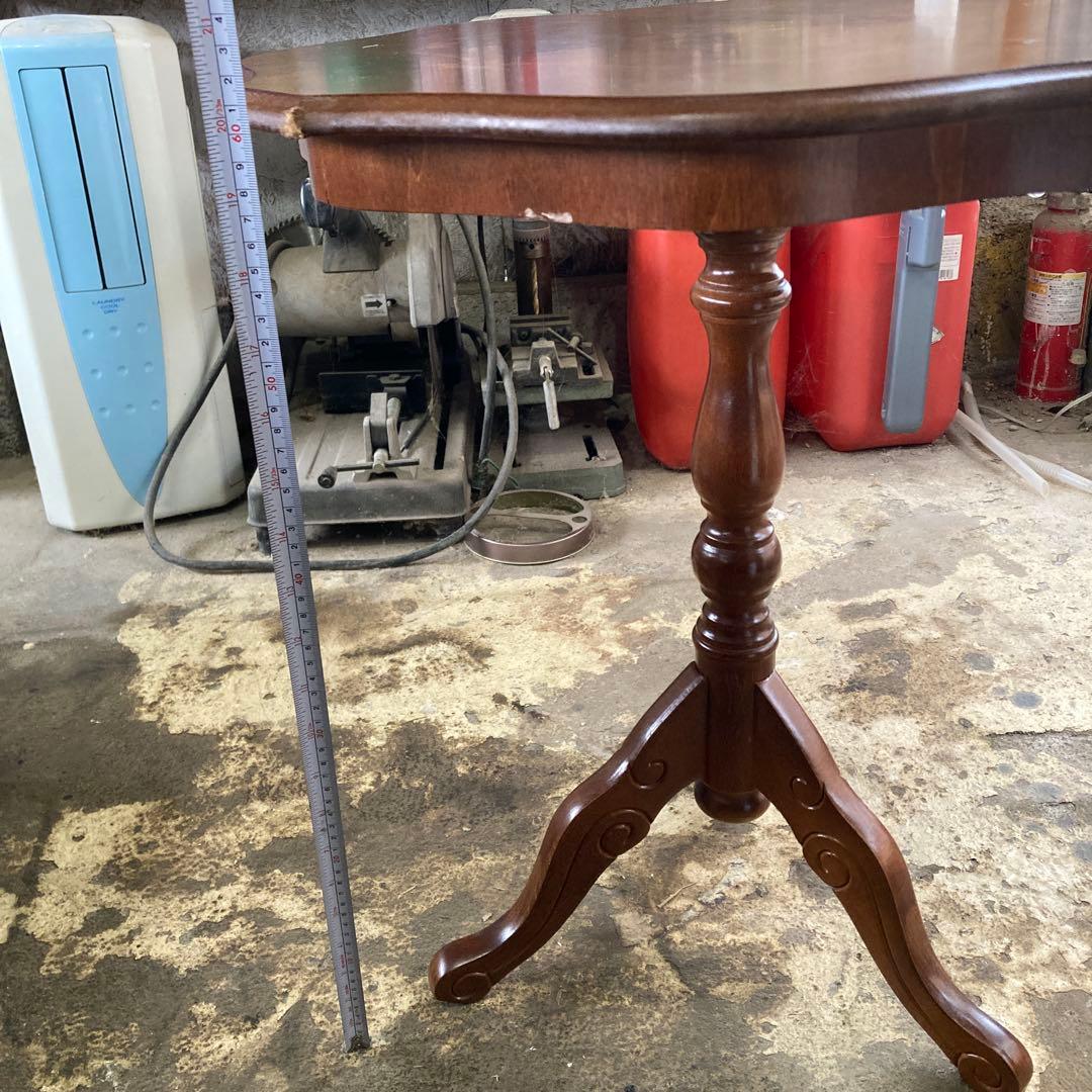 Y*u様 象嵌 コーヒーテーブル　丸テーブル　サイドテーブル 幅54cm A