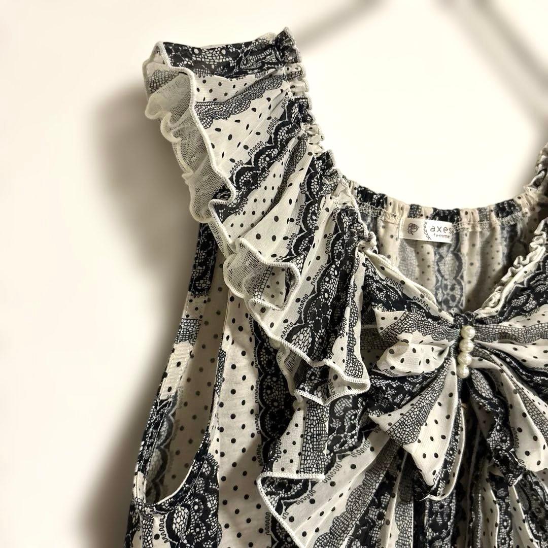 アクシーズファム　ビックリボン　フェアリーグランジ　y2k パール　バラボタン