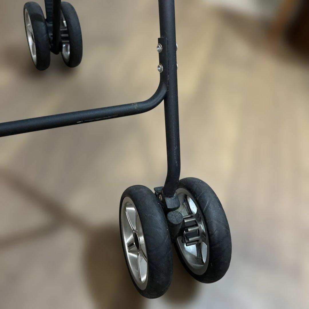 ★即完売品★ 天使のカート　犬用　動物用　キャリー　ベビーカー　黒　S カート