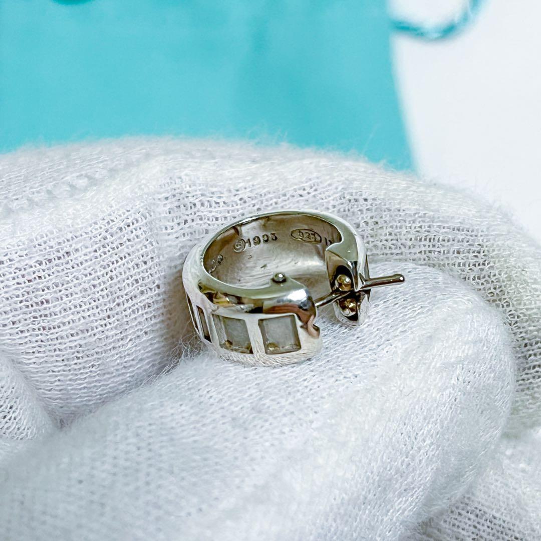 美品 ティファニー アトラス フープピアス 両耳用 シルバー925 ユニセックス